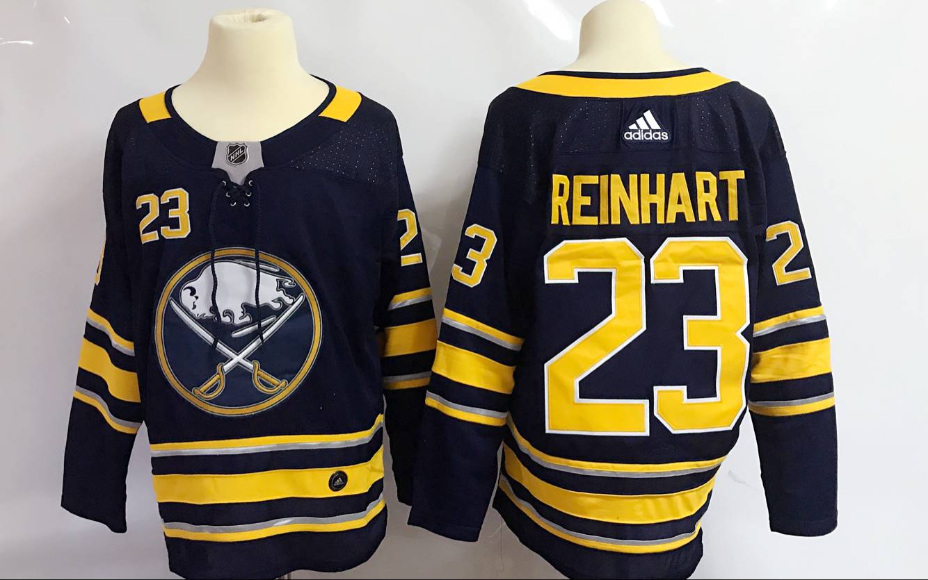 Men Buffalo Sabres #23 Reinhart Blue Hockey Stitched Adidas NHL Jerseys
